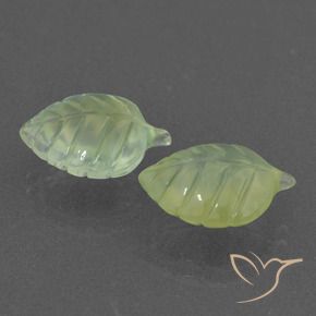 Pedras preciosas de Prehnite Verde limão natural de 8.52 ct, Chique, Translúcido
