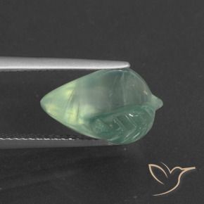 Prehnite Luz verde Natural 7.30ct, Chique, Translúcido