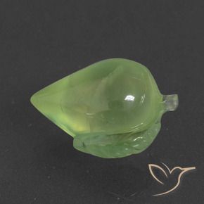 Prehnite Verde médio Natural 10.14ct, Chique, Translúcido