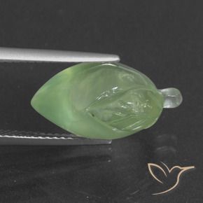 Prehnite Amarelo verde Natural 9.92ct, Chique, Translúcido