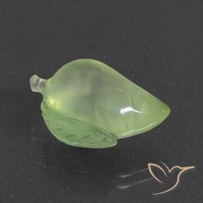 Prehnite Verde amarelado Natural 10.11ct, Chique, Translúcido