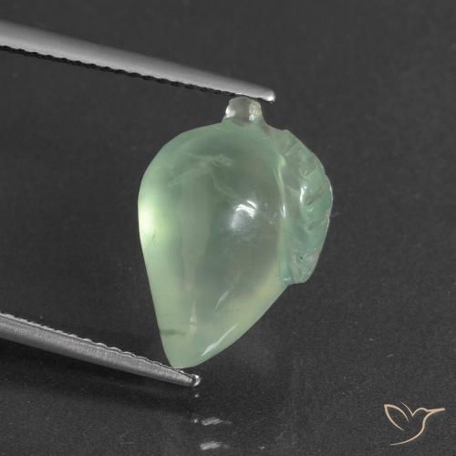 8.80ct Natural Amarelo Claro Verde Prehnite, Chique, Translúcido