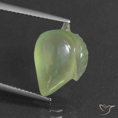 7.50ct Natural Verde limão Prehnite, Chique, Translúcido