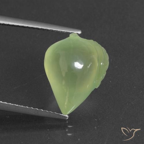 9.14ct Natural Verde limão Prehnite, Chique, Translúcido