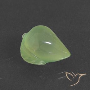 Prehnite Verde limão Natural 9.14ct, Chique, Translúcido
