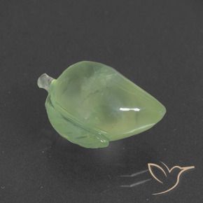 Prehnite Amarelo verde Natural 11.82ct, Chique, Translúcido