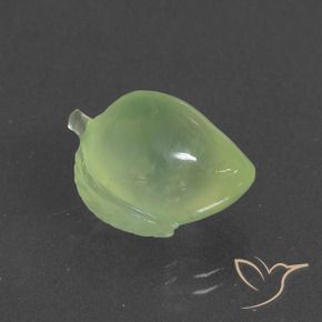 Prehnite Verde Limão Pálido Natural 12.14ct, Chique, Translúcido