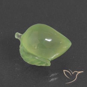 Prehnite Verde amarelado Natural 11.75ct, Chique, Translúcido