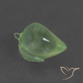 Prehnite Verde médio Natural 8.27ct, Chique, Translúcido