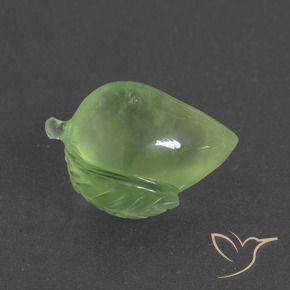 Prehnite Verde médio Natural 8.73ct, Chique, Translúcido