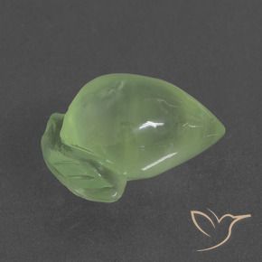Prehnite Verde médio Natural 10.20ct, Chique, Translúcido