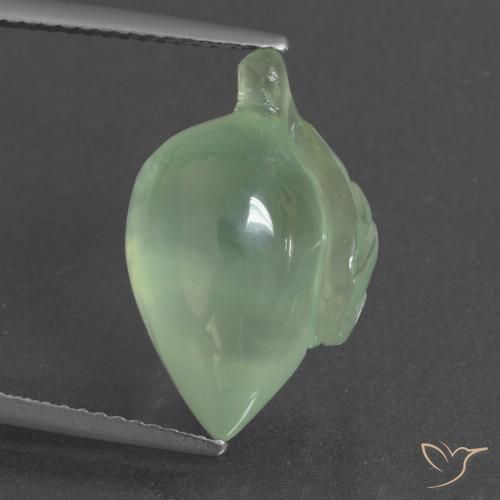 10.77ct Natural Amarelo Claro Verde Prehnite, Chique, Translúcido