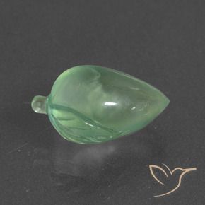Prehnite verde quente Natural 8.48ct, Chique, Translúcido