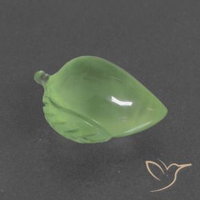 Prehnite Verde amarelado Natural 8.87ct, Chique, Translúcido