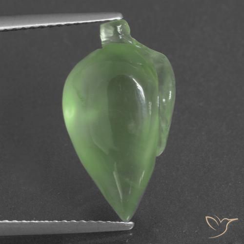 9.43ct Natural Verde médio Prehnite, Chique, Translúcido