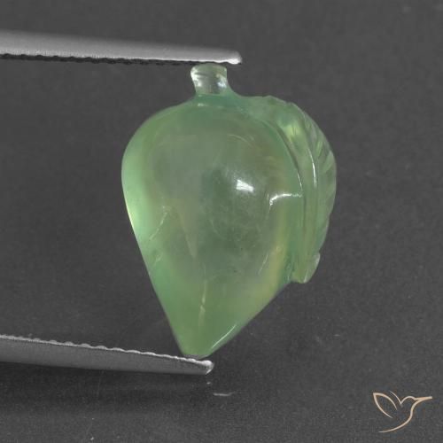 8.30ct Natural Verde médio Prehnite, Chique, Translúcido