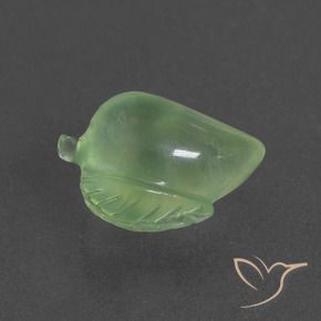 Prehnite Verde médio Natural 8.30ct, Chique, Translúcido