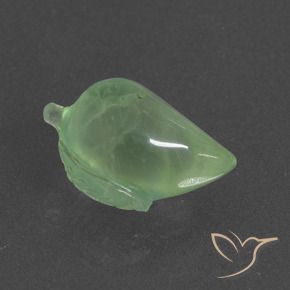 Prehnite verde pêra Natural 8.55ct, Chique, Translúcido