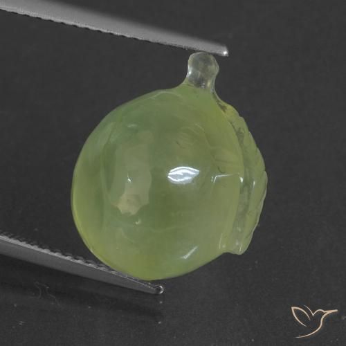 15.46ct Natural Verde amarelado Prehnite, Chique, Translúcido