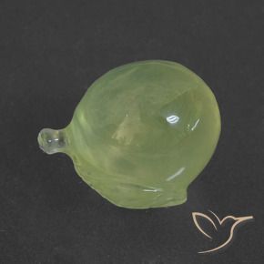 Prehnite Verde amarelado Natural 15.46ct, Chique, Translúcido