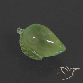 Prehnite Verde limão Natural 12.43ct, Chique, Translúcido