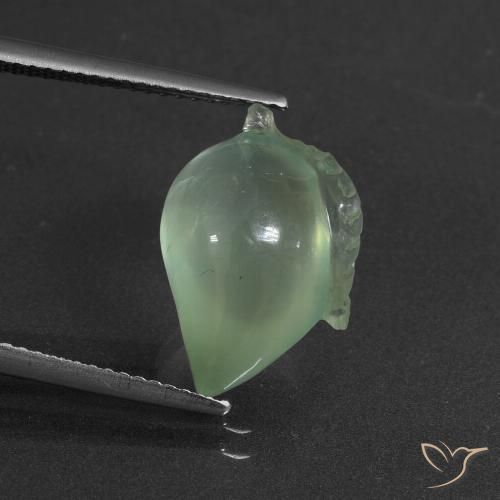 8.66ct Natural Amarelo Claro Verde Prehnite, Chique, Translúcido
