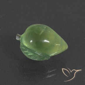 Prehnite Verde médio Natural 11.03ct, Chique, Translúcido