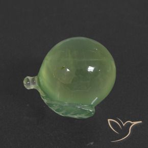Prehnite Verde amarelado Natural 12.94ct, Chique, Translúcido