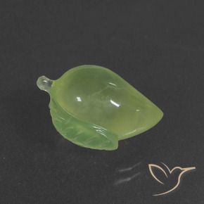 Prehnite Verde amarelado Natural 10.63ct, Chique, Translúcido
