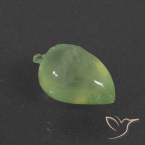 Prehnite Verde médio Natural 16.61ct, Chique, Translúcido