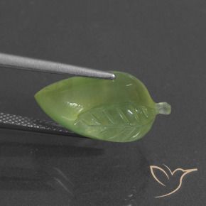 Prehnite Verde limão Natural 11.64ct, Chique, Translúcido