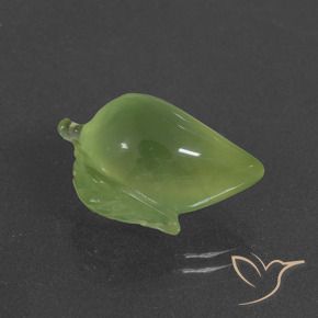 Prehnite Verde médio Natural 11.58ct, Chique, Translúcido