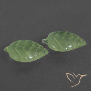 Pedras preciosas de Prehnite Pêra Pêra Verde natural de 13.24 ct, Chique, Translúcido