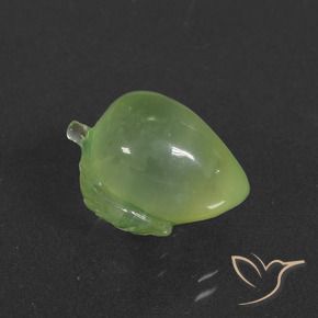 Prehnite Verde amarelado Natural 10.44ct, Chique, Translúcido