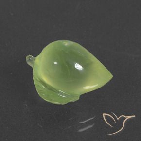 Prehnite Verde amarelado Natural 9.94ct, Chique, Translúcido