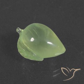 Prehnite Verde amarelado Natural 12.94ct, Chique, Translúcido