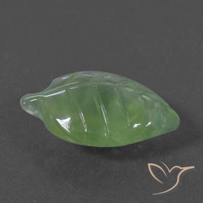 Prehnite verde pêra Natural 6.66ct, Chique, Translúcido