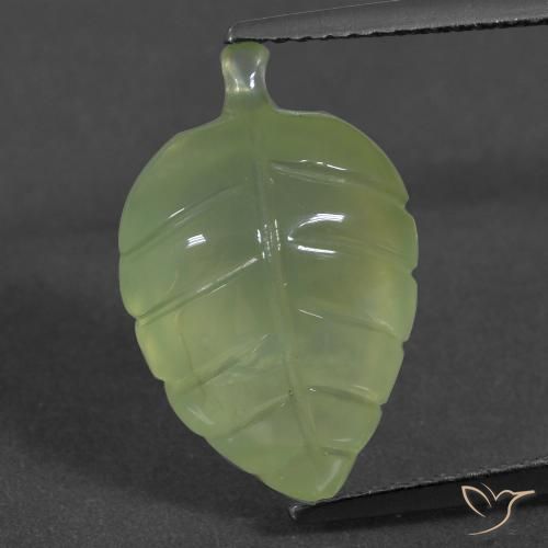 7.71ct Natural Amarelo verde Prehnite, Chique, Translúcido