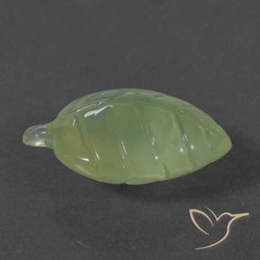 Prehnite Amarelo verde Natural 7.71ct, Chique, Translúcido