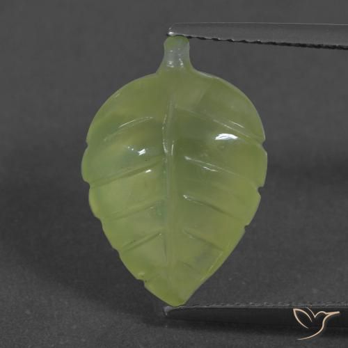 6.27ct Natural Verde limão Prehnite, Chique, Translúcido