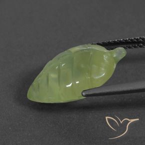 Prehnite Verde limão Natural 6.27ct, Chique, Translúcido