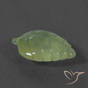 Prehnite Amarelo verde Natural 5.97ct, Chique, Translúcido