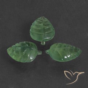 Pedras preciosas de Prehnite Luz verde natural de 21.38 ct, Chique, Translúcido