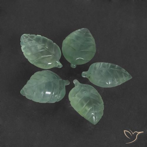 26.26ctw Natural Verde muito claro Prehnite, Chique, Translúcido