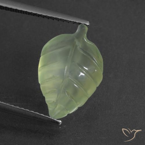 5.76ct Natural Amarelo verde Prehnite, Chique, Translúcido