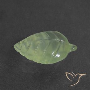Prehnite Amarelo verde Natural 5.76ct, Chique, Translúcido