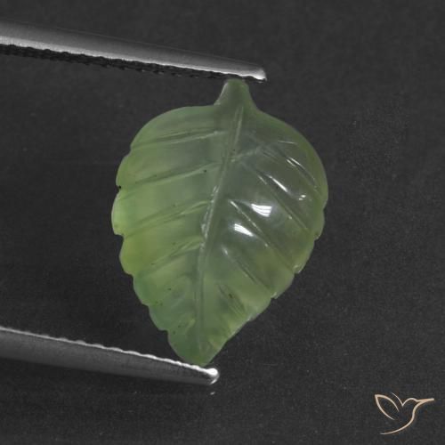 4.90ct Natural Verde amarelado Prehnite, Chique, Translúcido