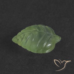 Prehnite Verde amarelado Natural 4.90ct, Chique, Translúcido