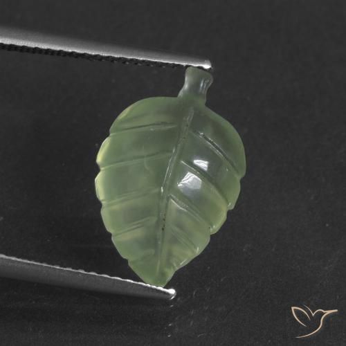 4.88ct Natural Verde médio Prehnite, Chique, Translúcido