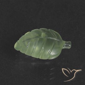Prehnite Verde médio Natural 4.88ct, Chique, Translúcido